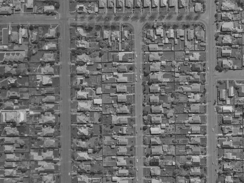 41 Slater Street from the air, 1970-1974