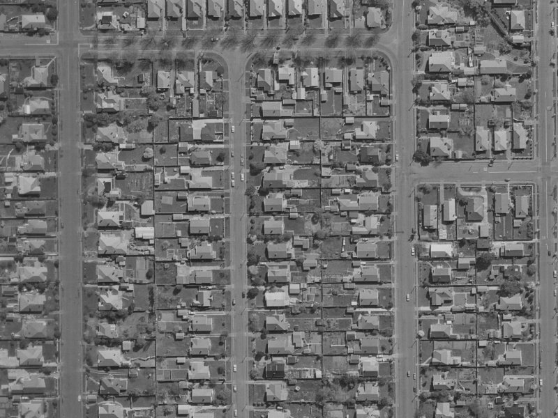 44 Nicholls Street from the air, 1970-1974