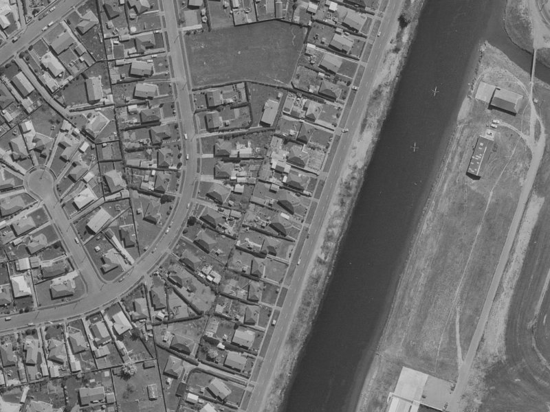 137 Locksley Avenue from the air, 1970-1974