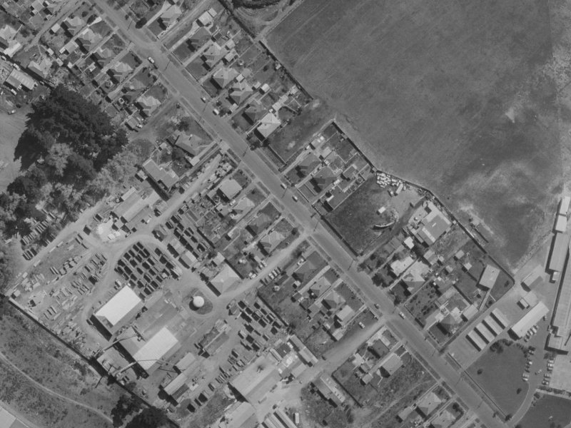 50 Shortland Street from the air, 1970-1974