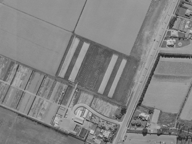 14 Huntingdon Place from the air, 1970-1974