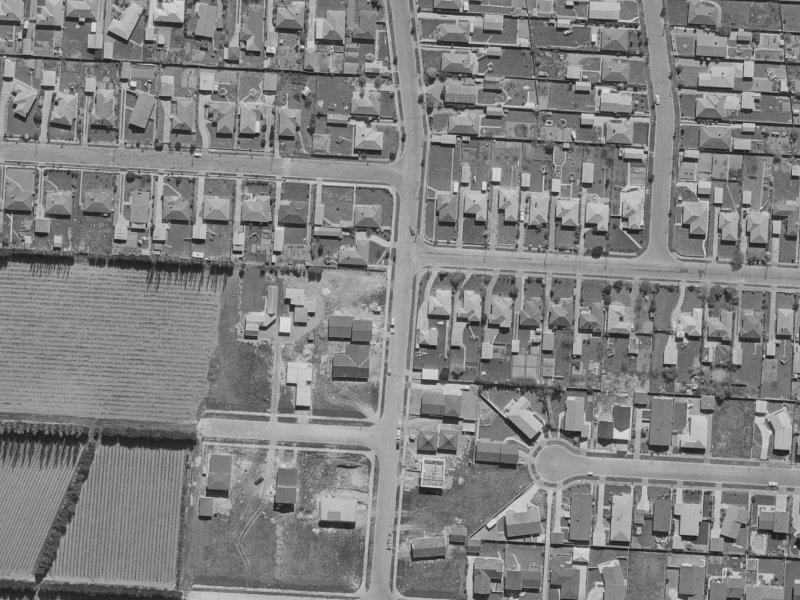 17 Radbrook Street from the air, 1970-1974