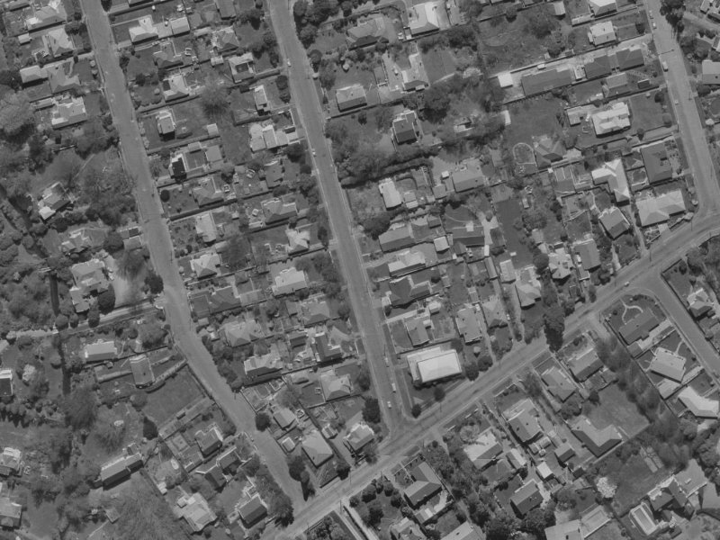 7 Bryndwr Road from the air, 1970-1974