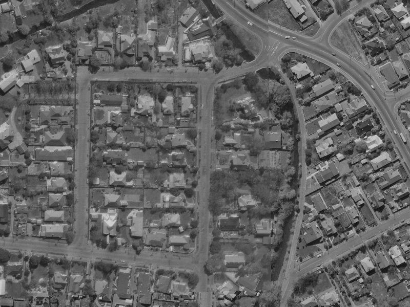71 Garden Road from the air, 1970-1974