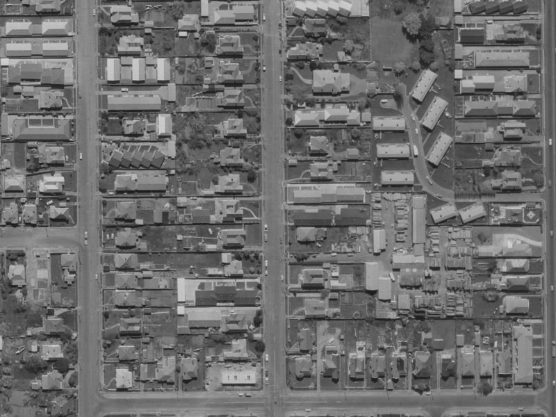 63 Hills Road from the air, 1970-1974