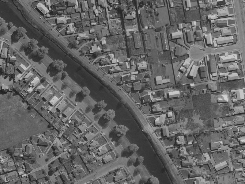 57 Dallington Terrace from the air, 1970-1974