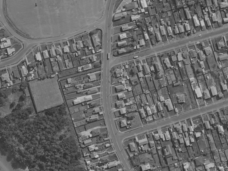 137 Union Street from the air, 1970-1974