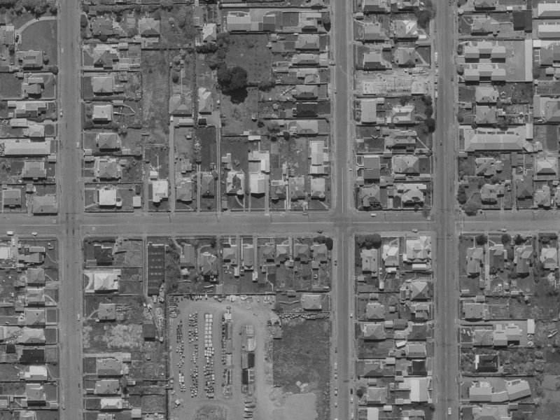 125 Canon Street from the air, 1970-1974