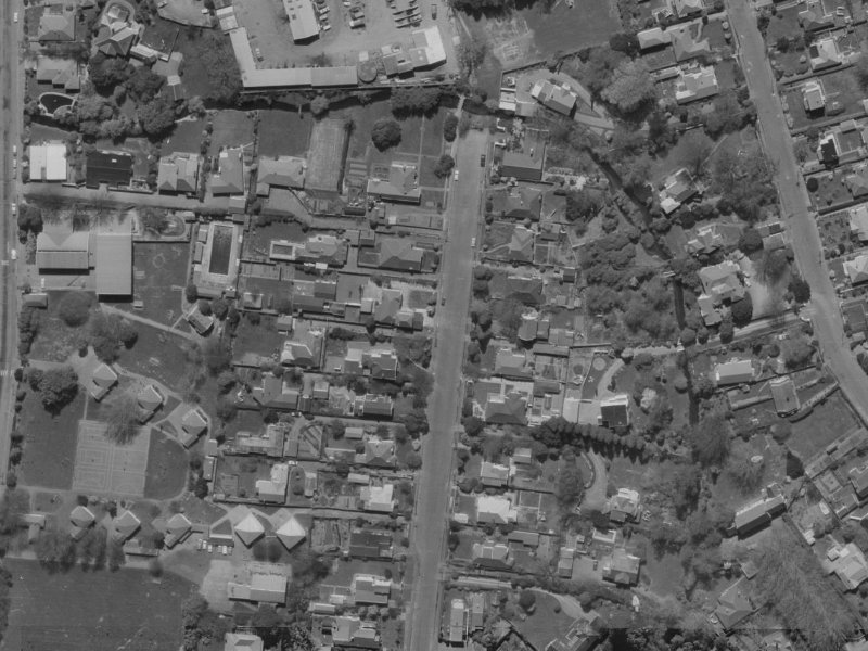 37 Waiwetu Street from the air, 1970-1974