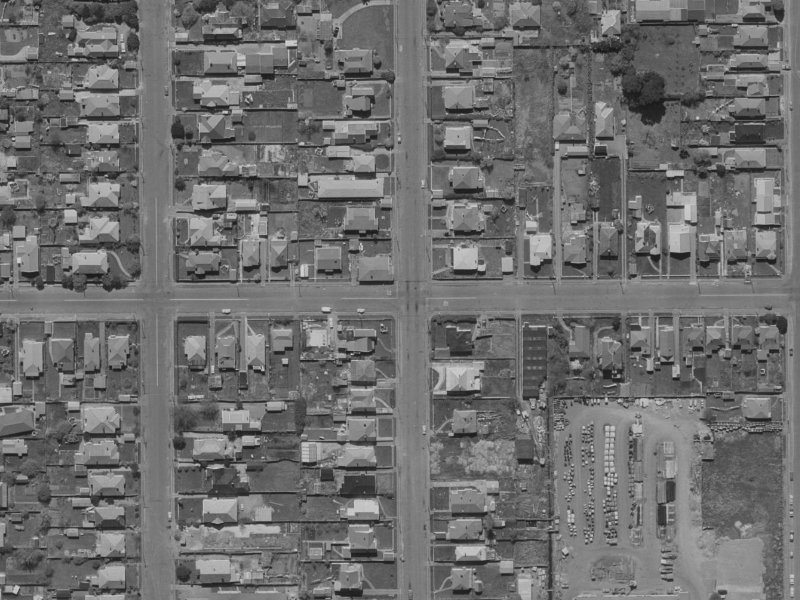 100 Canon Street from the air, 1970-1974