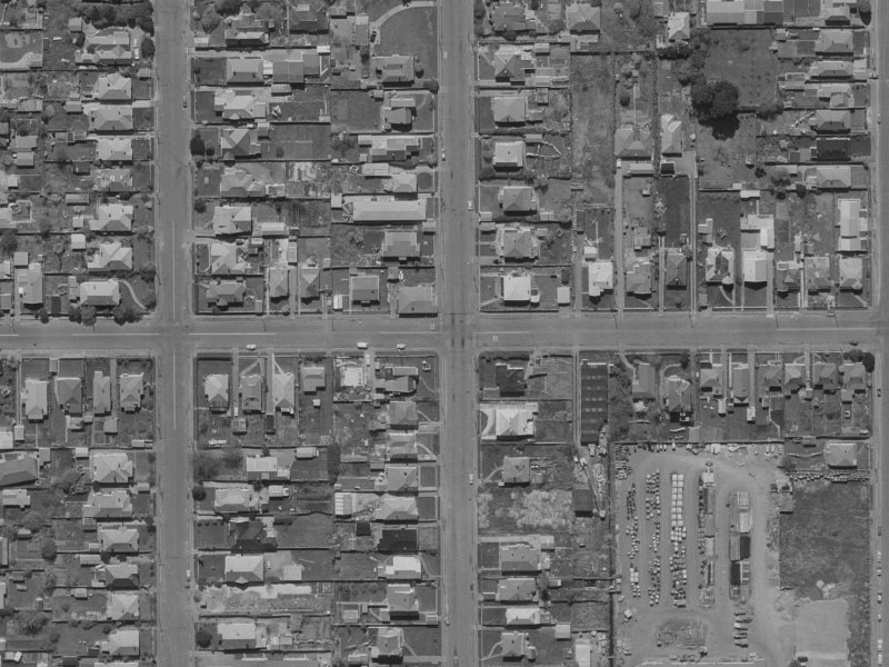 119 Canon Street from the air, 1970-1974