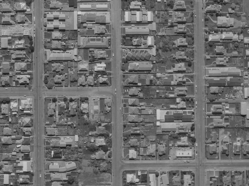 159 Canon Street from the air, 1970-1974