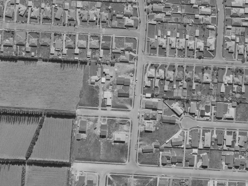 2 Hawkswood Place from the air, 1970-1974