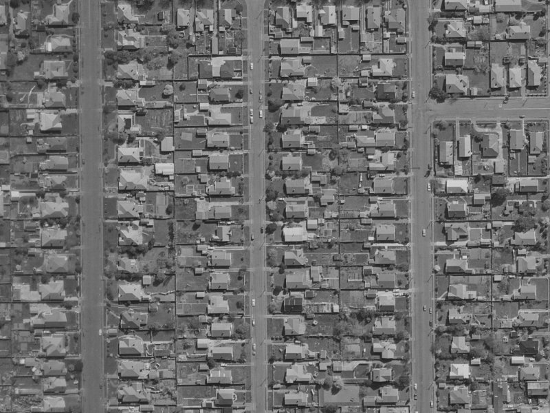 34 Nicholls Street from the air, 1970-1974