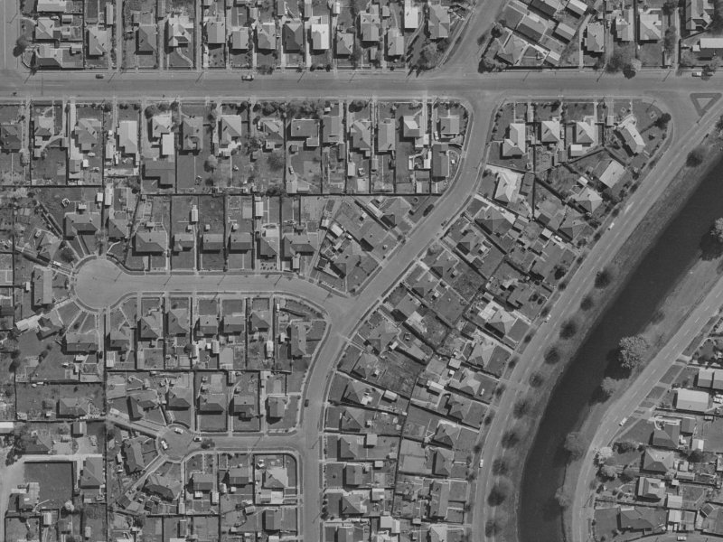 49 Flesher Avenue from the air, 1970-1974