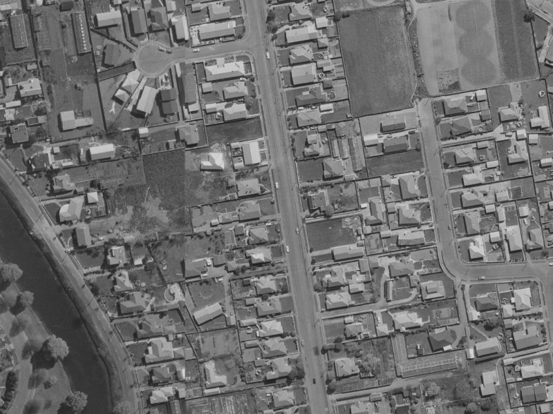 91 Gayhurst Road from the air, 1970-1974