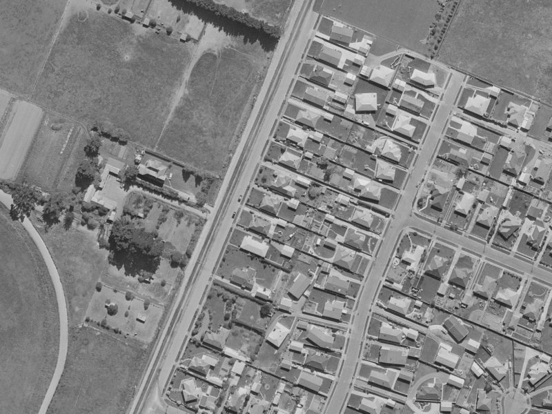 66 Russley Road from the air, 1970-1974