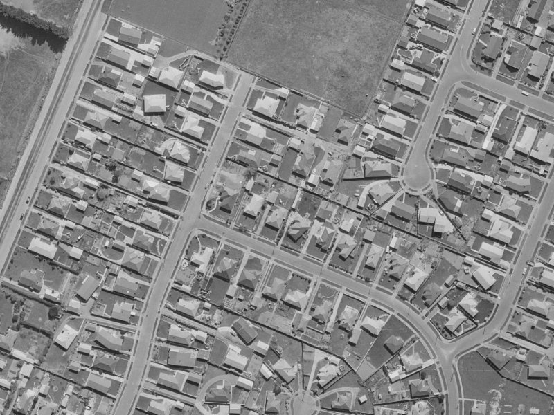 40 Pinehurst Crescent from the air, 1970-1974