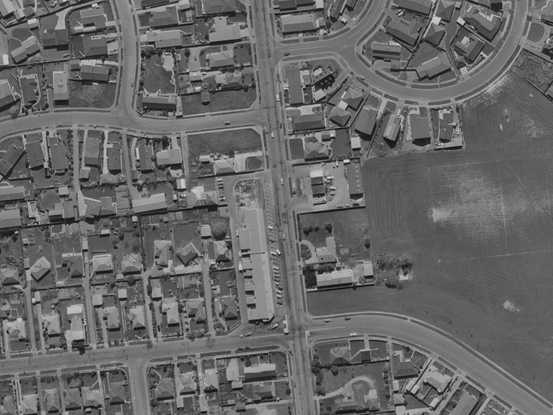 211A Waimairi Road from the air, 1970-1974