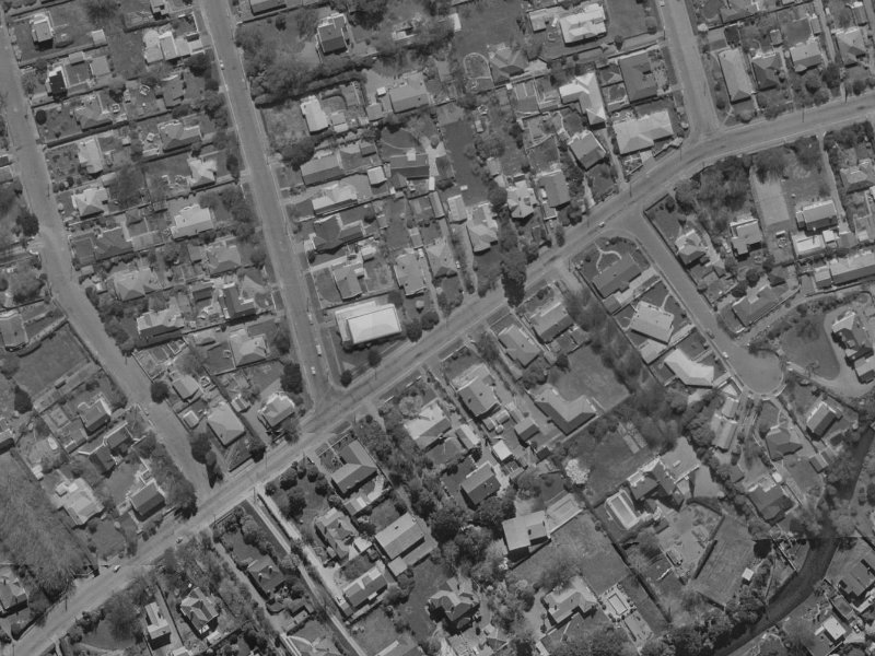 45 Glandovey Road from the air, 1970-1974