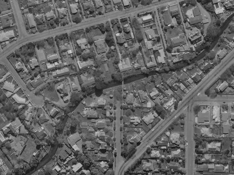 13 Bradnor Road from the air, 1970-1974