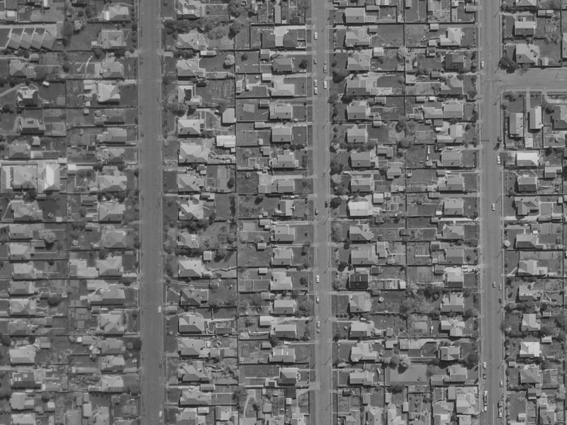 29 Slater Street from the air, 1970-1974
