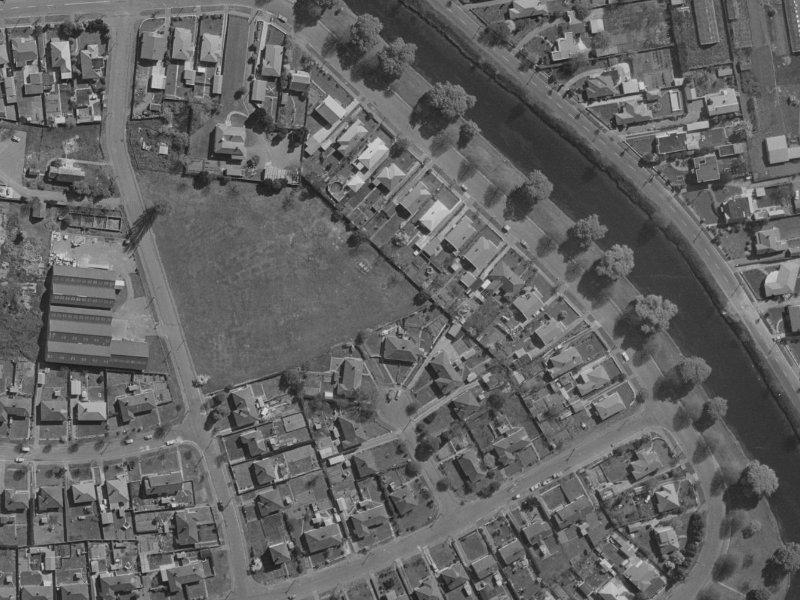 12 Acland Avenue from the air, 1970-1974