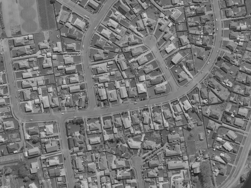 46 Halberg Street from the air, 1970-1974