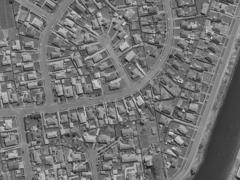 34 Halberg Street from the air, 1970-1974
