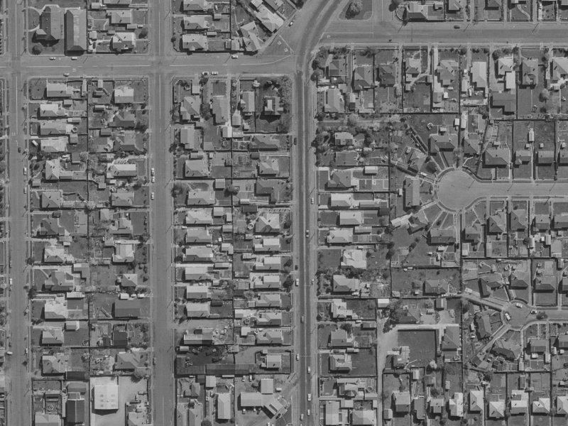 27 N Parade from the air, 1970-1974