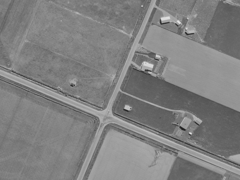 Hasketts Road from the air, 1970-1974