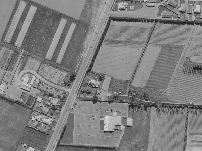 253-259 Maidstone Road from the air, 1970-1974