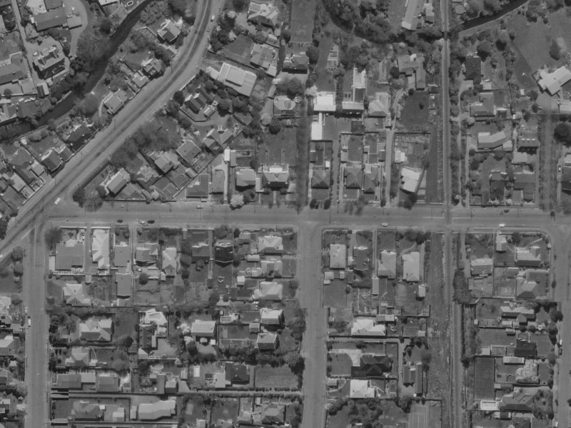 37 Wroxton Terrace from the air, 1970-1974