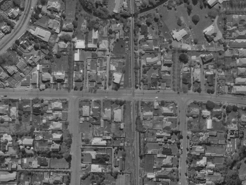 34E Wroxton Terrace from the air, 1970-1974