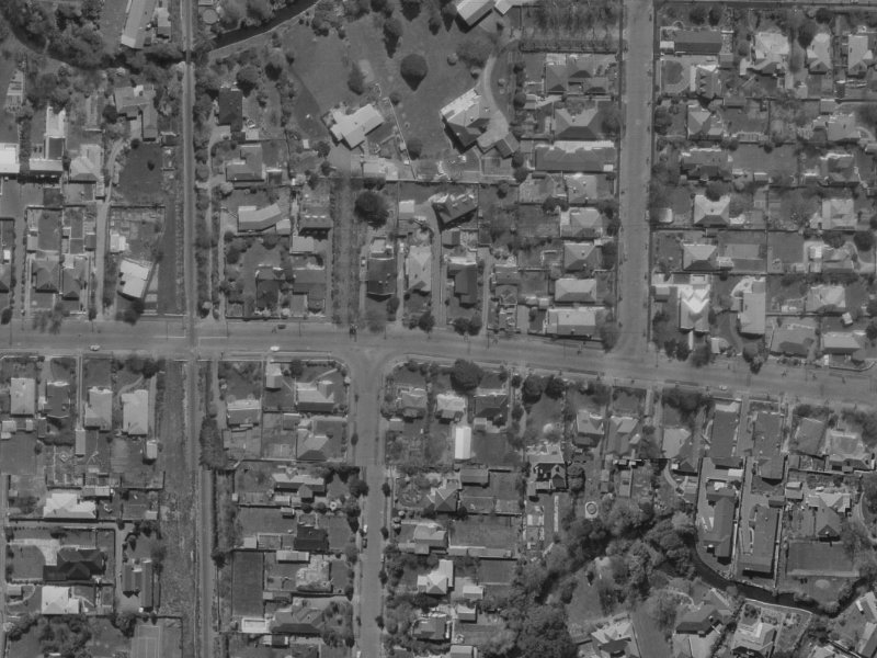 22A Wroxton Terrace from the air, 1970-1974