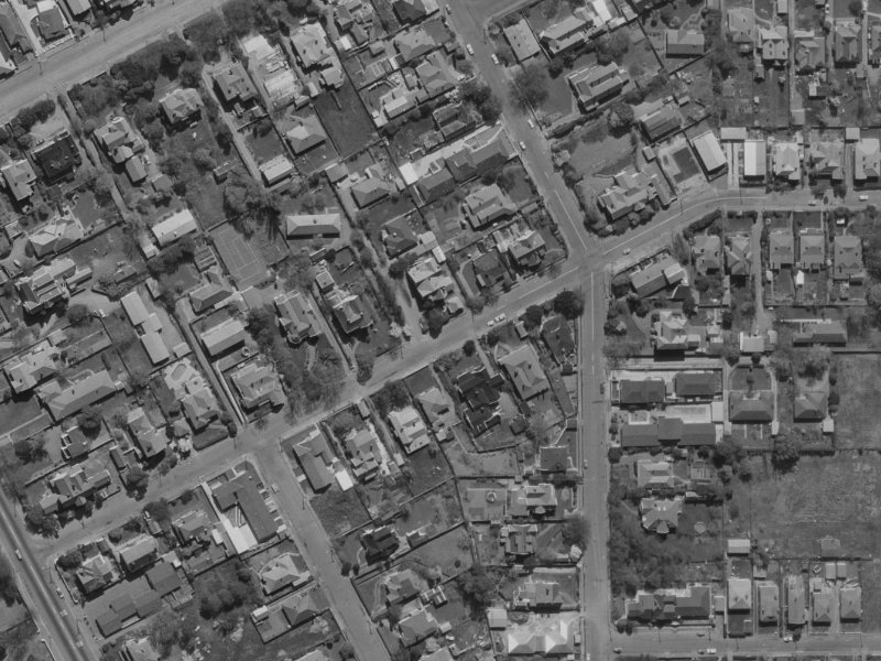 39 Holly Road from the air, 1970-1974