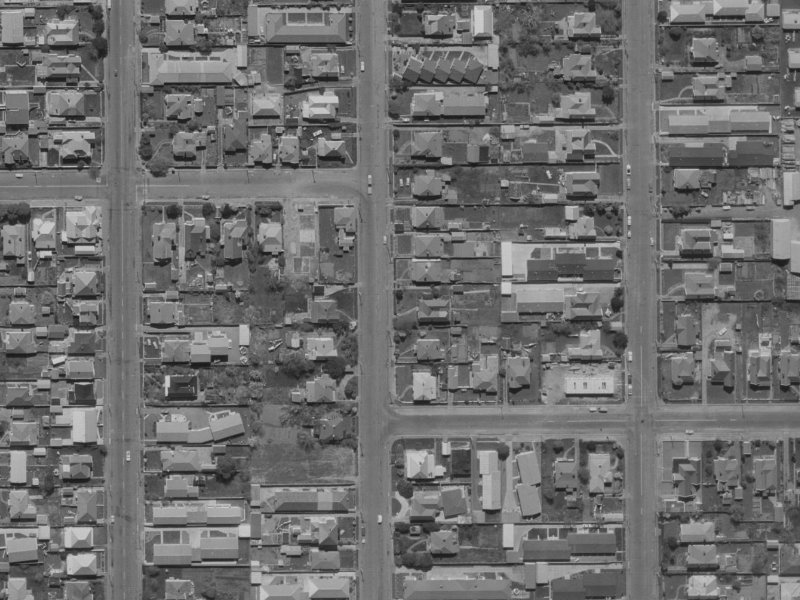 93 Geraldine Street from the air, 1970-1974