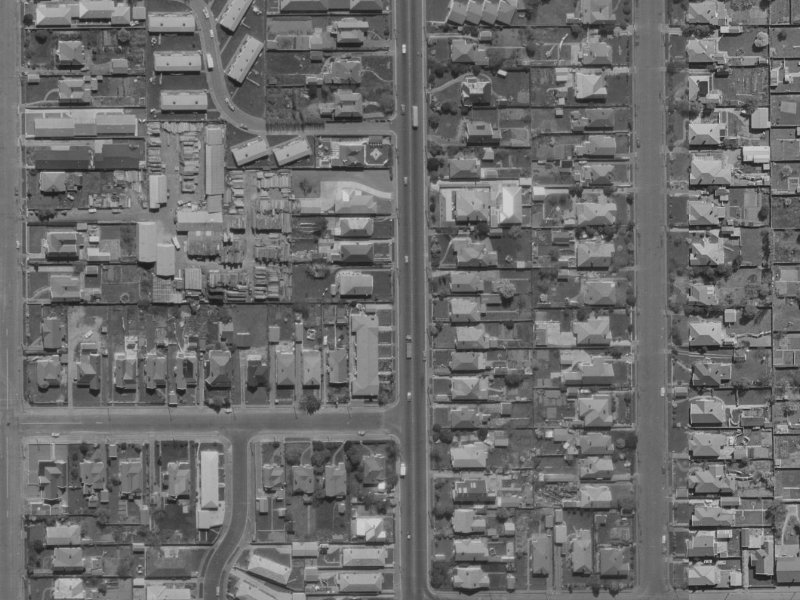 47 Hills Road from the air, 1970-1974