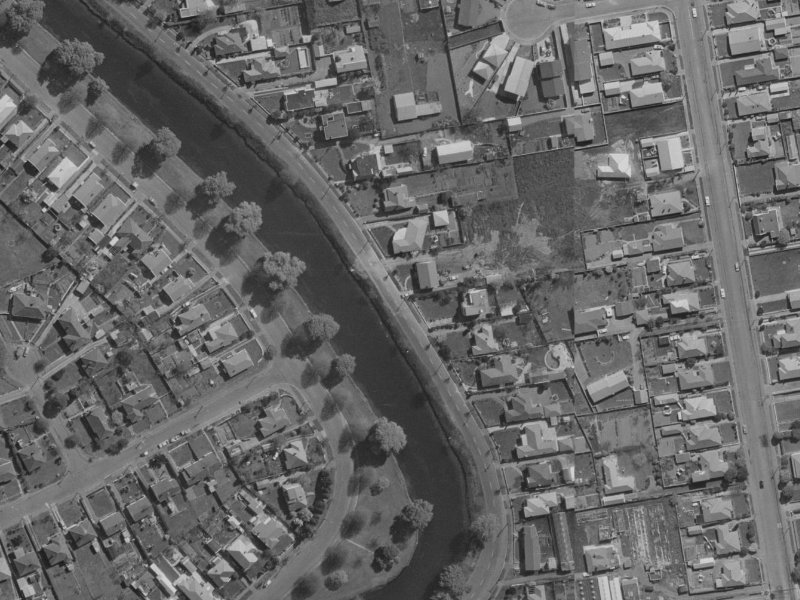 52-53 Dallington Terrace from the air, 1970-1974