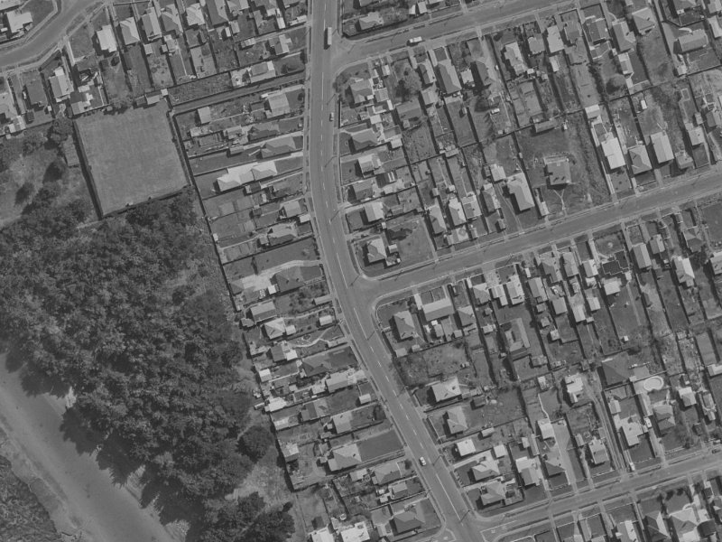 151 Union Street from the air, 1970-1974