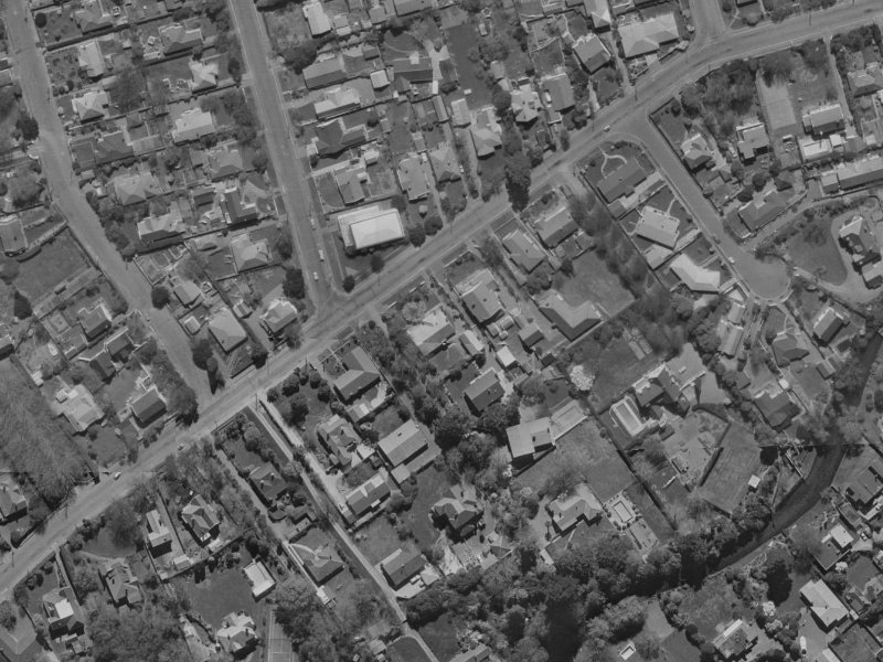 46 Glandovey Road from the air, 1970-1974