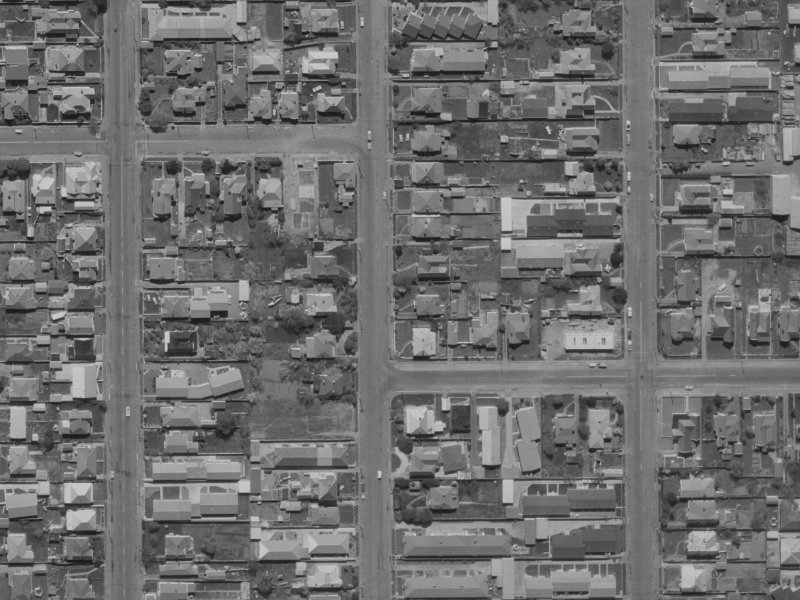 89 Geraldine Street from the air, 1970-1974