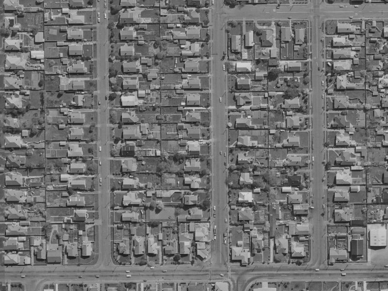 23 Stapletons Road from the air, 1970-1974