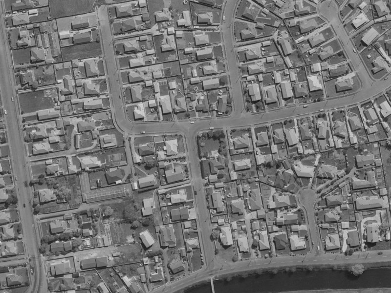 16 Snell Place from the air, 1970-1974