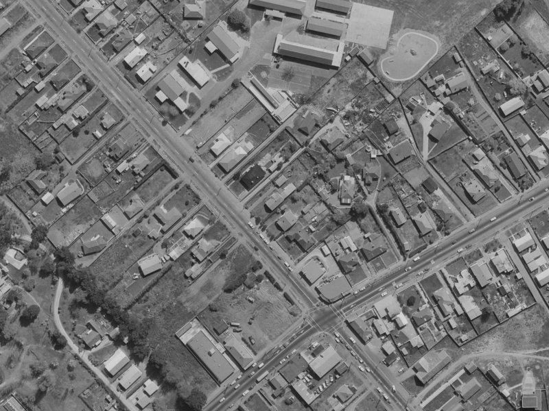 283 Breezes Road from the air, 1970-1974