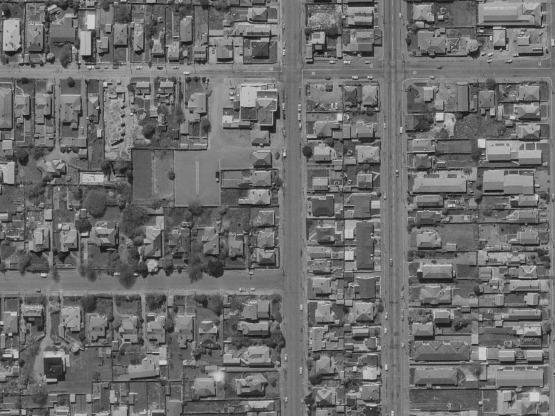 88 Caledonian Road from the air, 1970-1974
