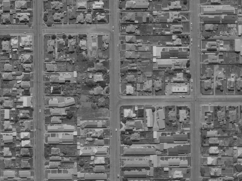 81A Geraldine Street from the air, 1970-1974