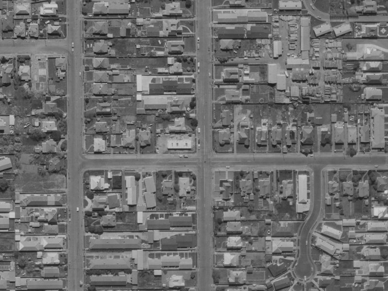92 Champion Street from the air, 1970-1974