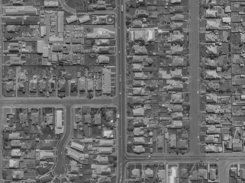 41 Hills Road from the air, 1970-1974