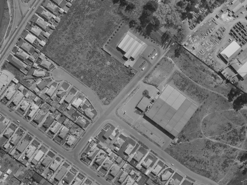 9 Tahuna Street from the air, 1970-1974